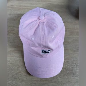 Vineyard Vines Women’s Adjustable Whale Logo Pink Baseball Hat Cap. One size.
